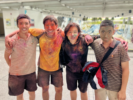 RCHK Secondary Students in uniforms Wellbeing embracing cultural diversity Indian celebration 2024 